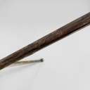 Tavolo da caffè in vetro e metallo brunito, 1960 ca.