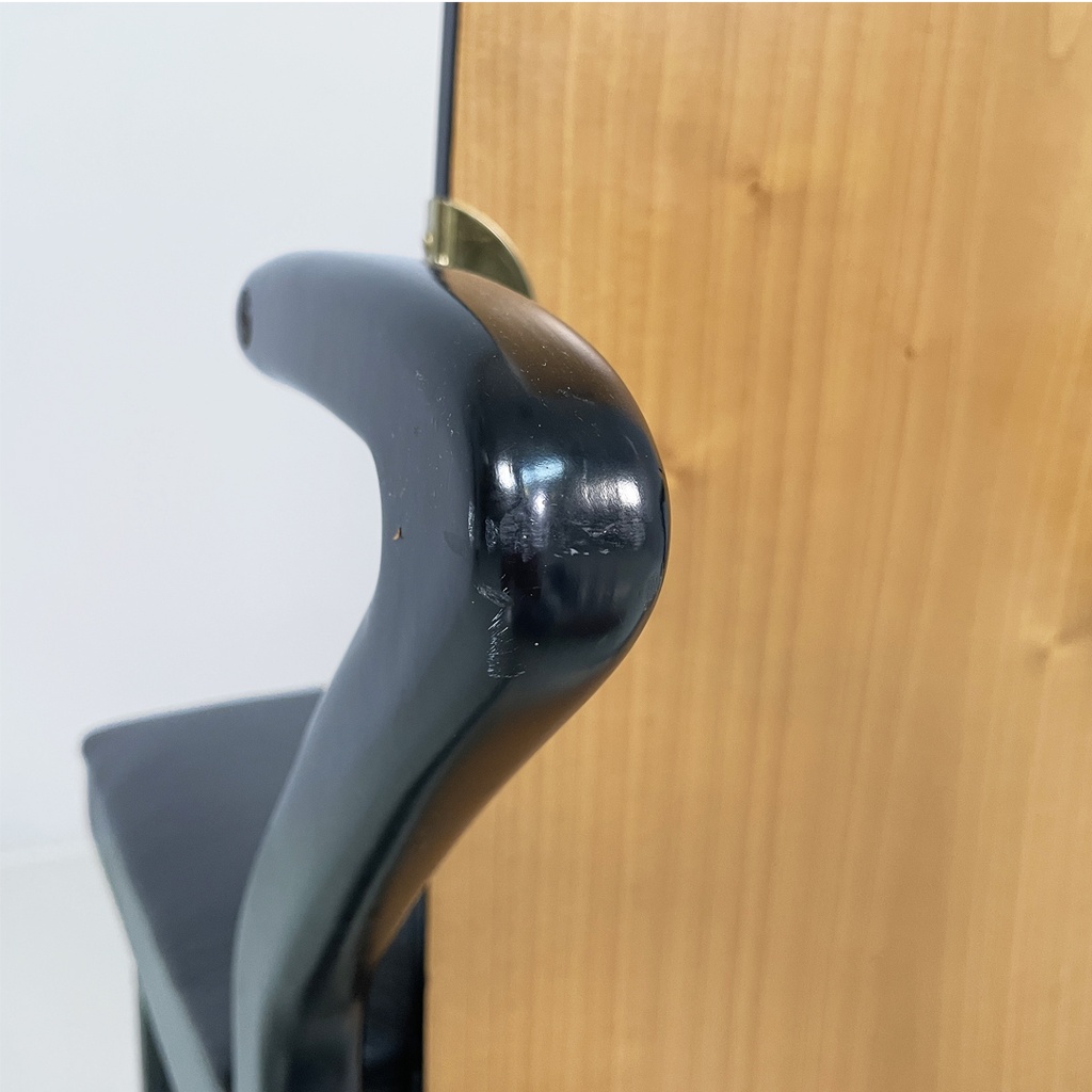 Sedie in legno e ottone di Pierre Cardin, 1980 ca.