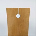 Sedie in legno e ottone di Pierre Cardin, 1980 ca.