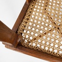 Sedia a pozzetto in legno e paglia, 1930 ca.