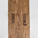 Panca in legno massello, 1930s