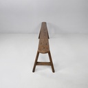 Panca in legno massello, 1930s