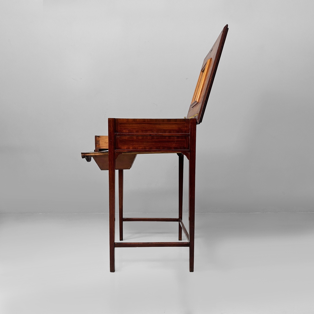 Consolle con specchio in legno, 1930 ca.