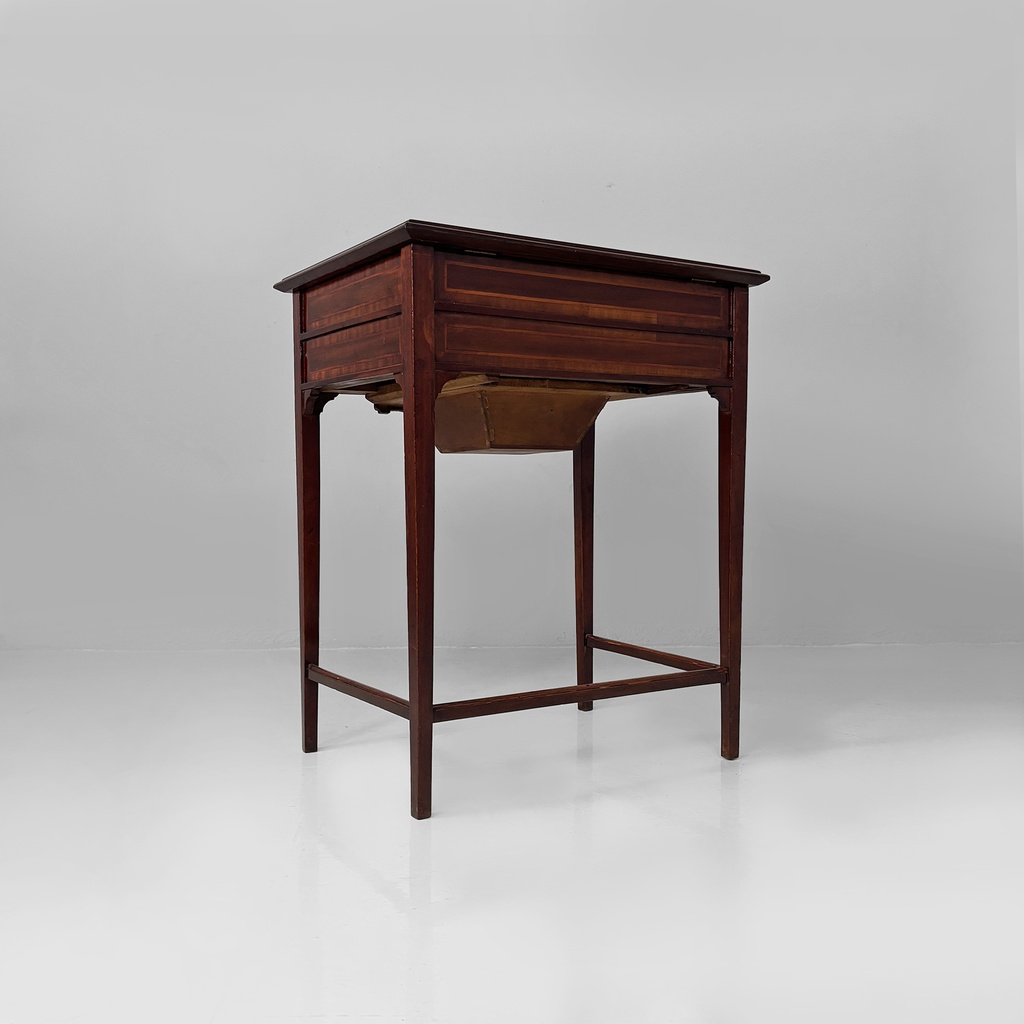 Consolle con specchio in legno, 1930 ca.