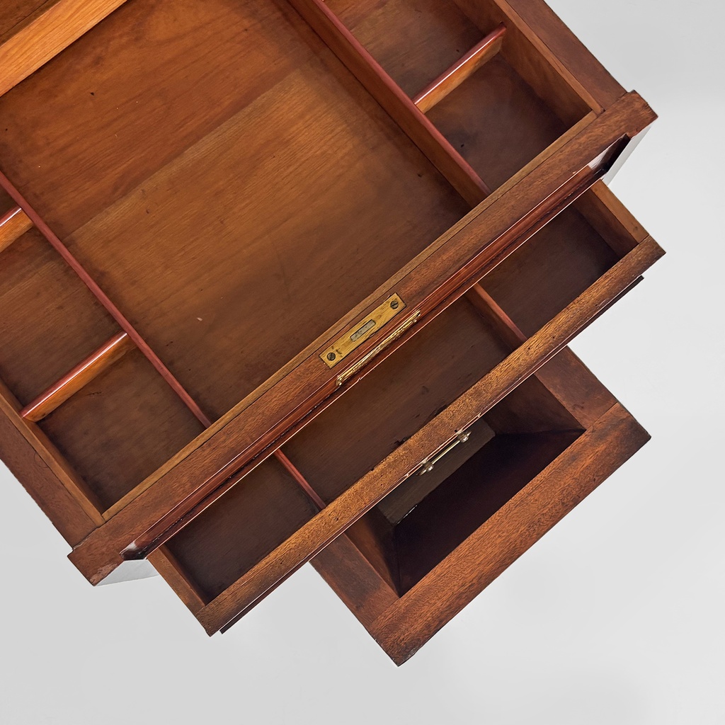 Consolle con specchio in legno, 1930 ca.