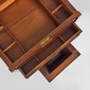 Consolle con specchio in legno, 1930 ca.