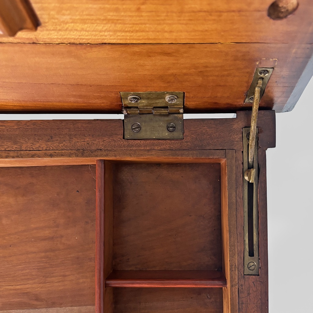 Consolle con specchio in legno, 1930 ca.