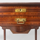 Consolle con specchio in legno, 1930 ca.