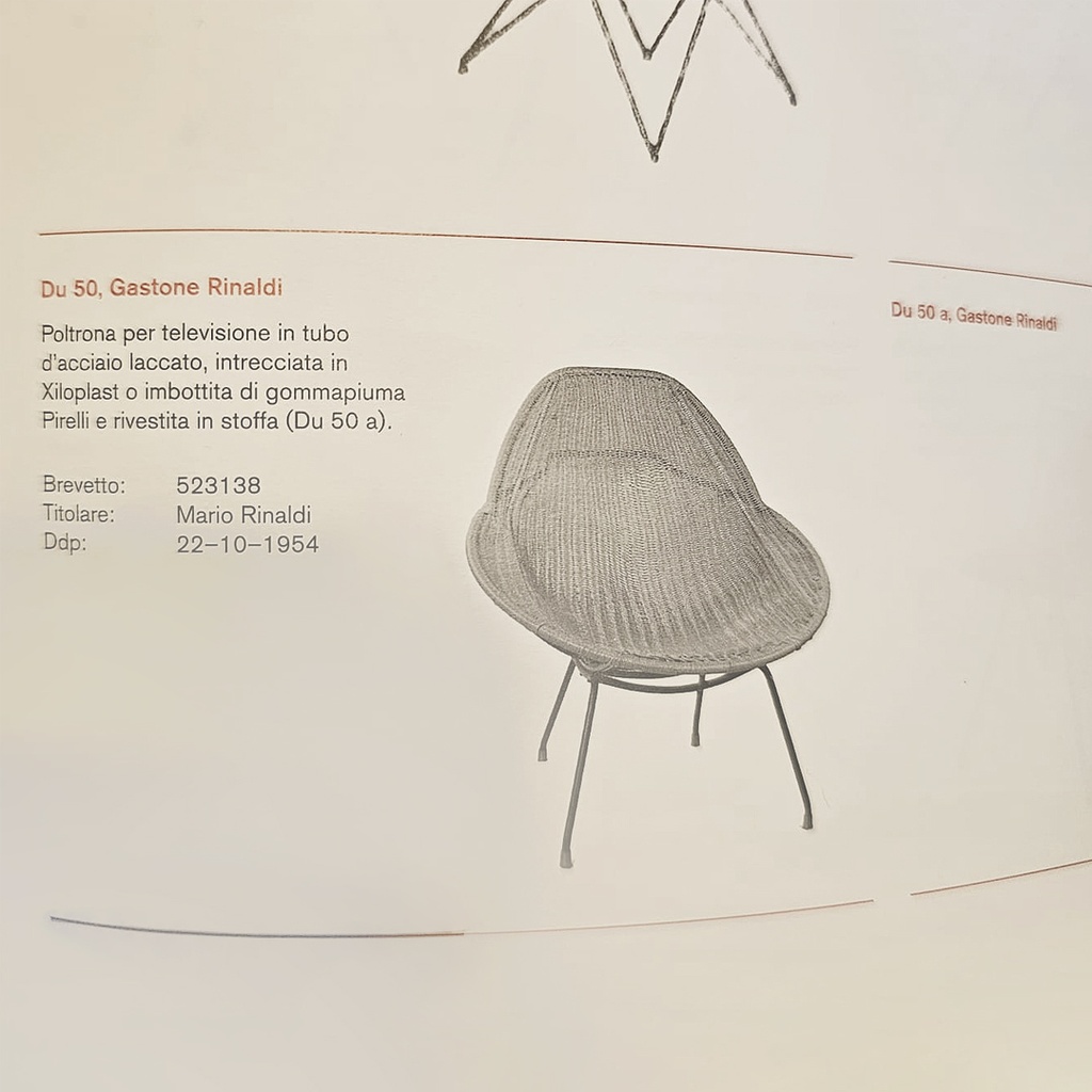 Poltrona Du 50 di Gastone Rinaldi per Rima, 1950 ca.