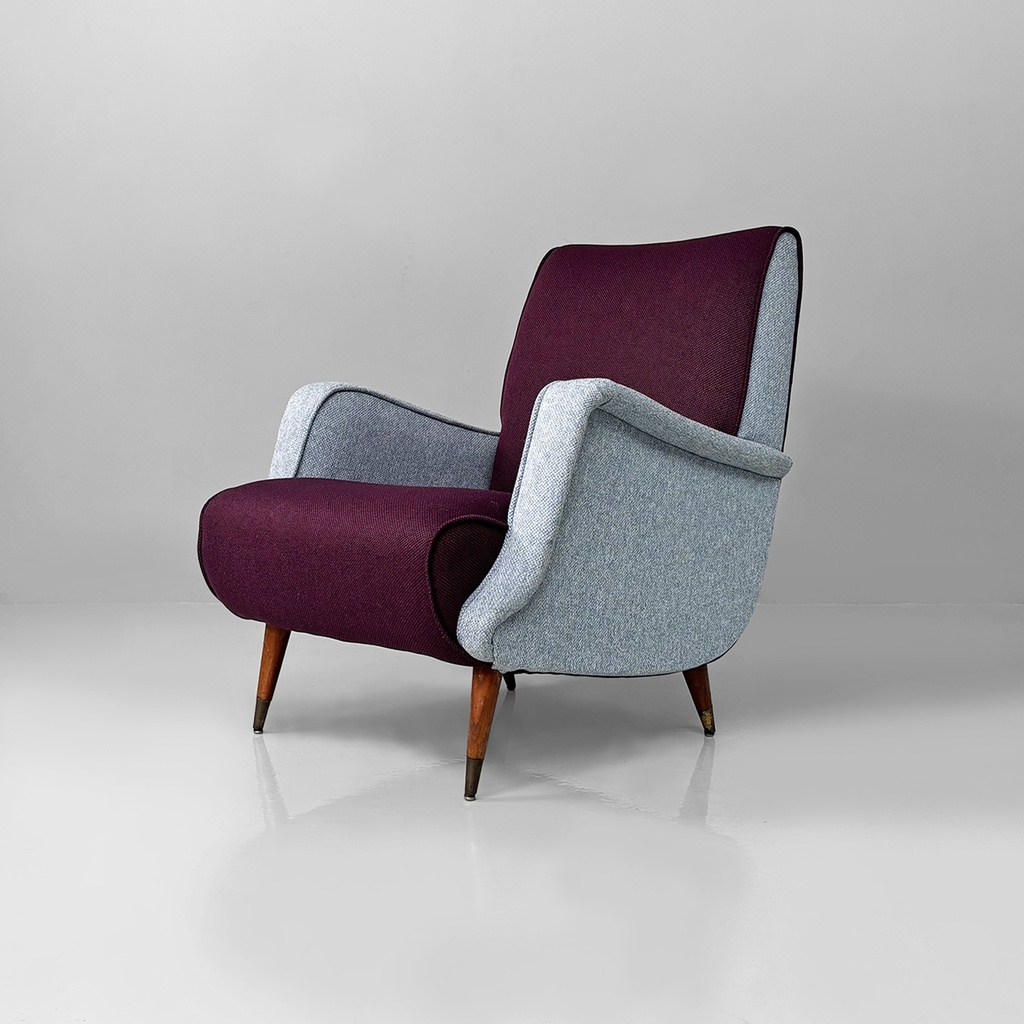 Poltrone mod. 802 di Carlo De Carli per Cassina, 1950 ca.