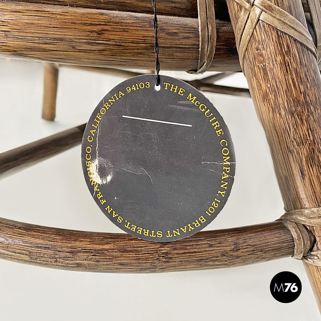 Divano di McGuire Company San Francisco, 1970 ca.