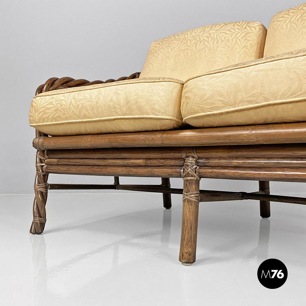 Divano di McGuire Company San Francisco, 1970 ca.