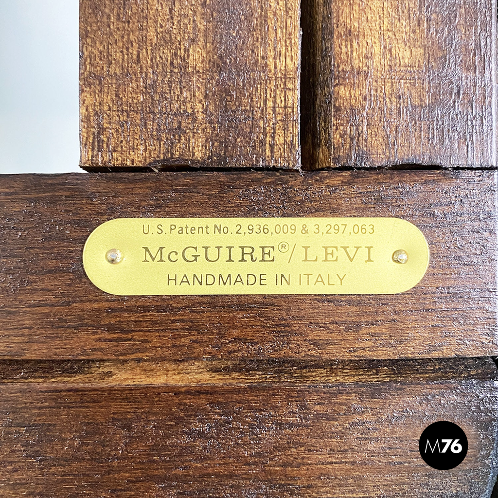 Divano di McGuire Company San Francisco, 1970 ca.