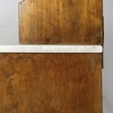 Credenza in legno, marmo e ceramica, 1930 ca.