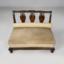 Poltrone in legno e tessuto, 1930 ca.