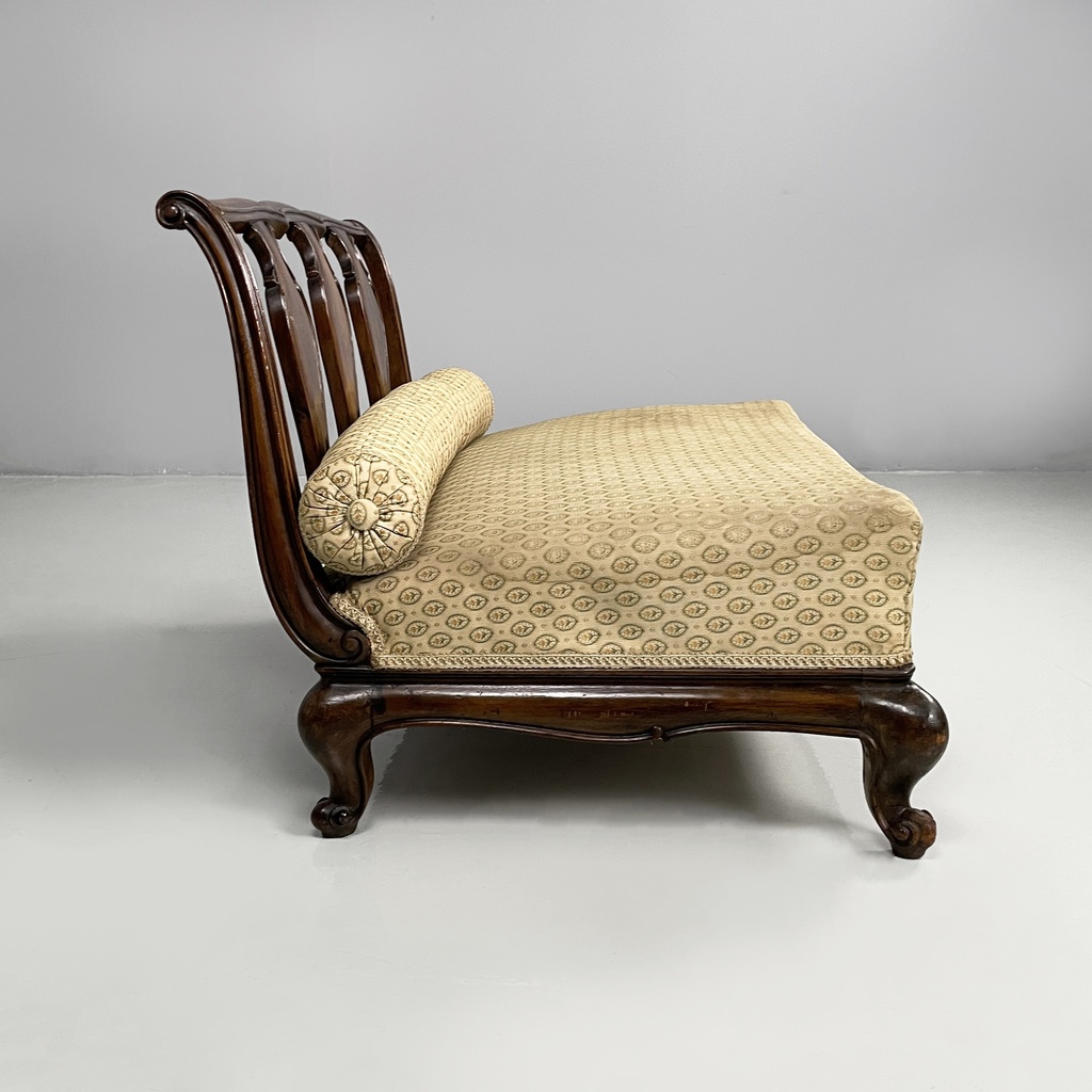 Poltrone in legno e tessuto, 1930 ca.