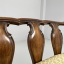 Poltrone in legno e tessuto, 1930 ca.