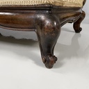 Poltrone in legno e tessuto, 1930 ca.