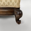 Poltrone in legno e tessuto, 1930 ca.