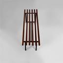 Panca in metallo e legno, 1950 ca.