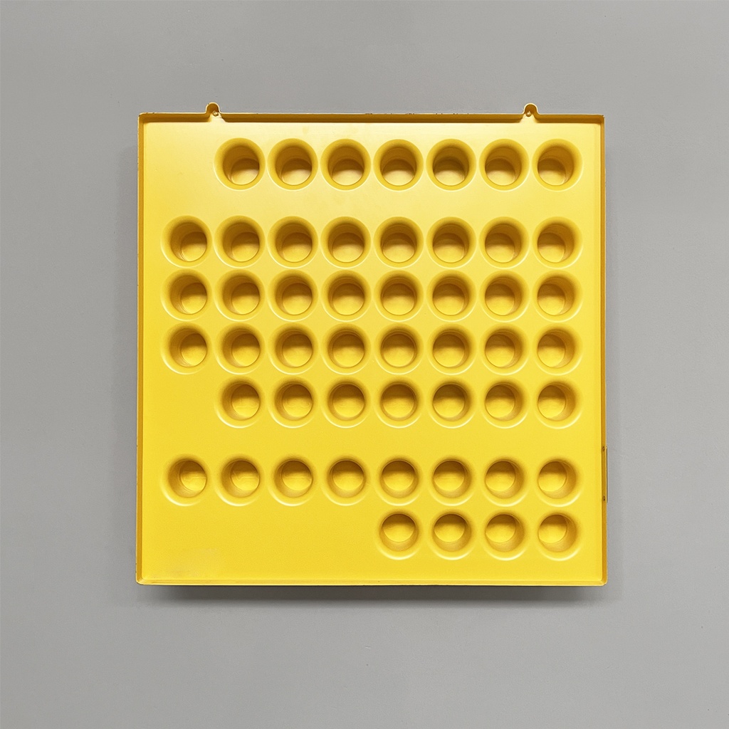 Calendario infinito giallo da parete di Giorgio Della Beffa per Ring A Date, 2000 ca. 