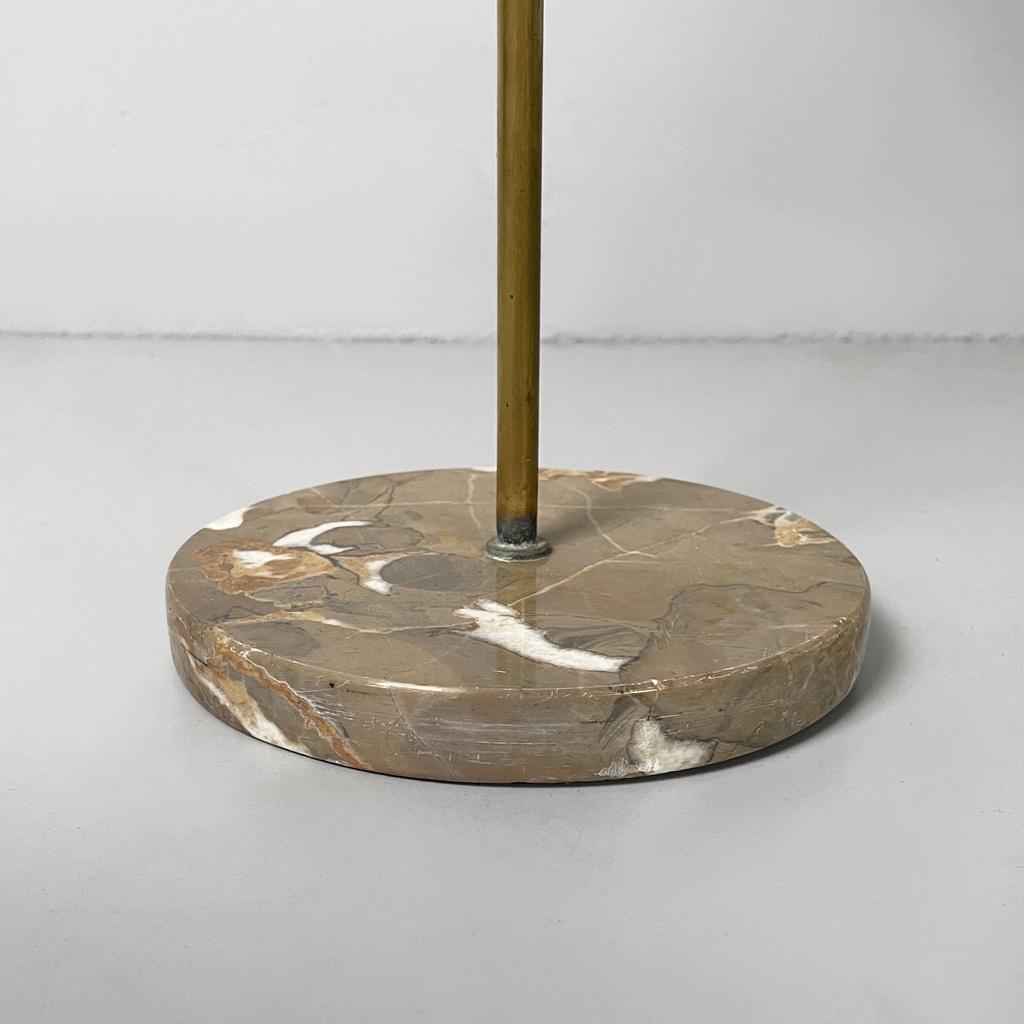 Posaceneri in ottone e marmo, 1950 ca.