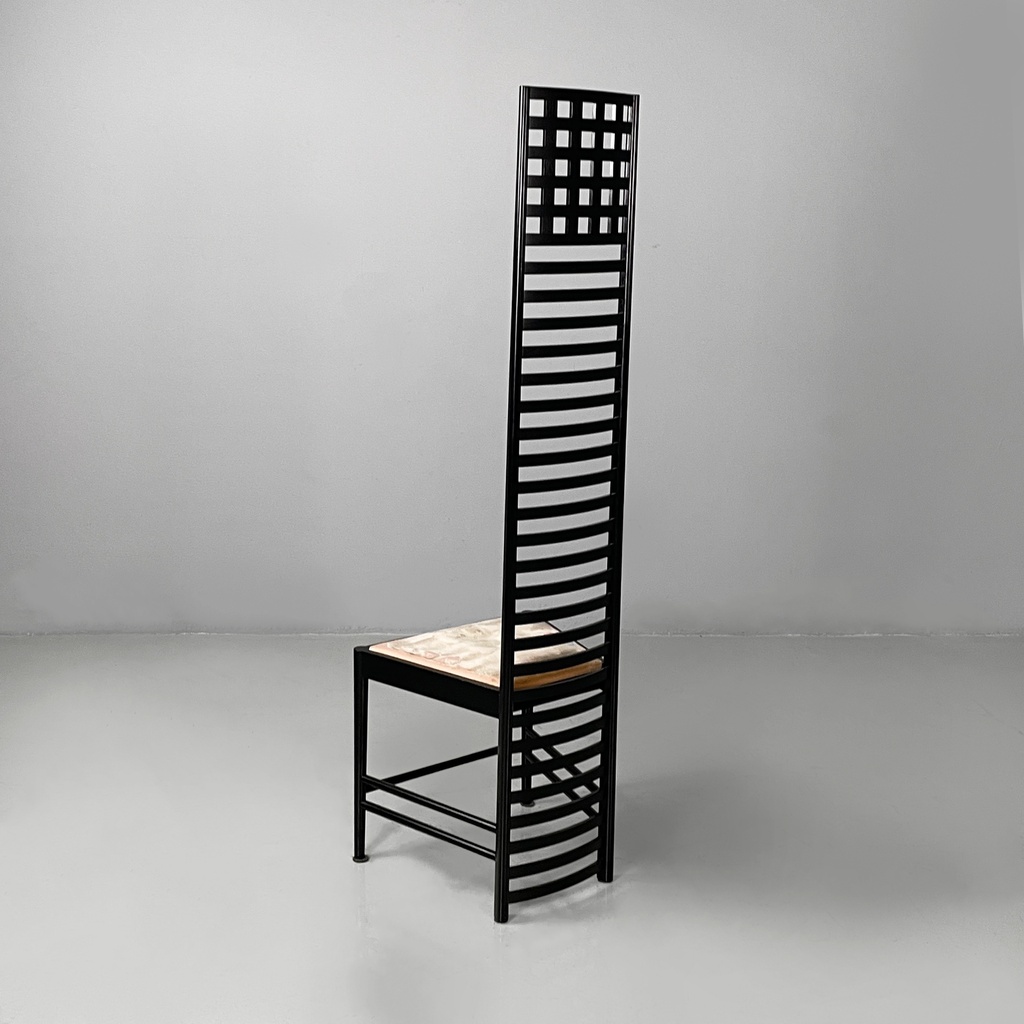 Sedie Hill House di Charles Rennie Mackintosh per Cassina, 1980 ca.