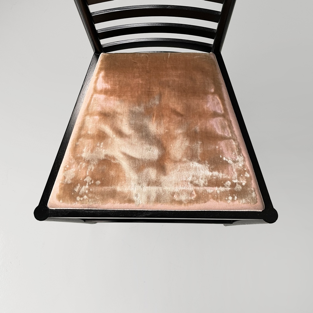 Sedie Hill House di Charles Rennie Mackintosh per Cassina, 1980 ca.