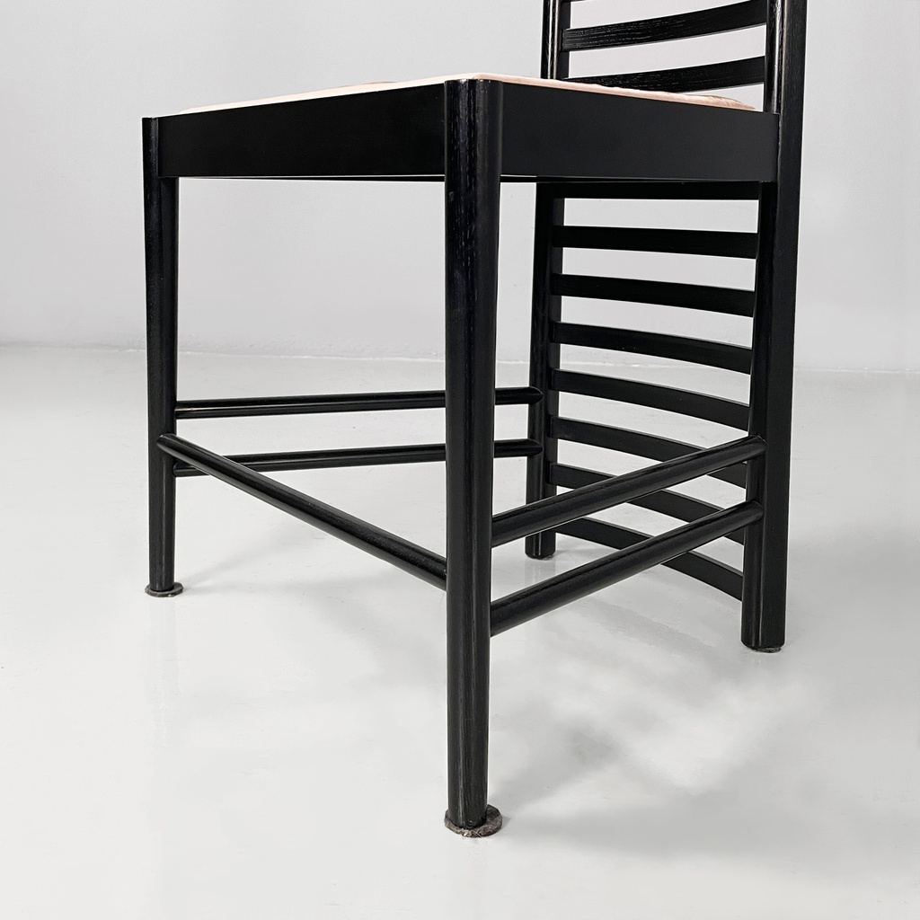 Sedie Hill House di Charles Rennie Mackintosh per Cassina, 1980 ca.