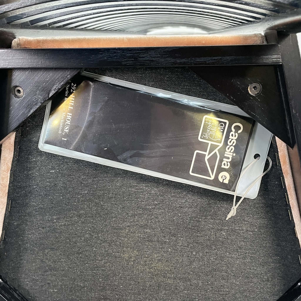 Sedie Hill House di Charles Rennie Mackintosh per Cassina, 1980 ca.