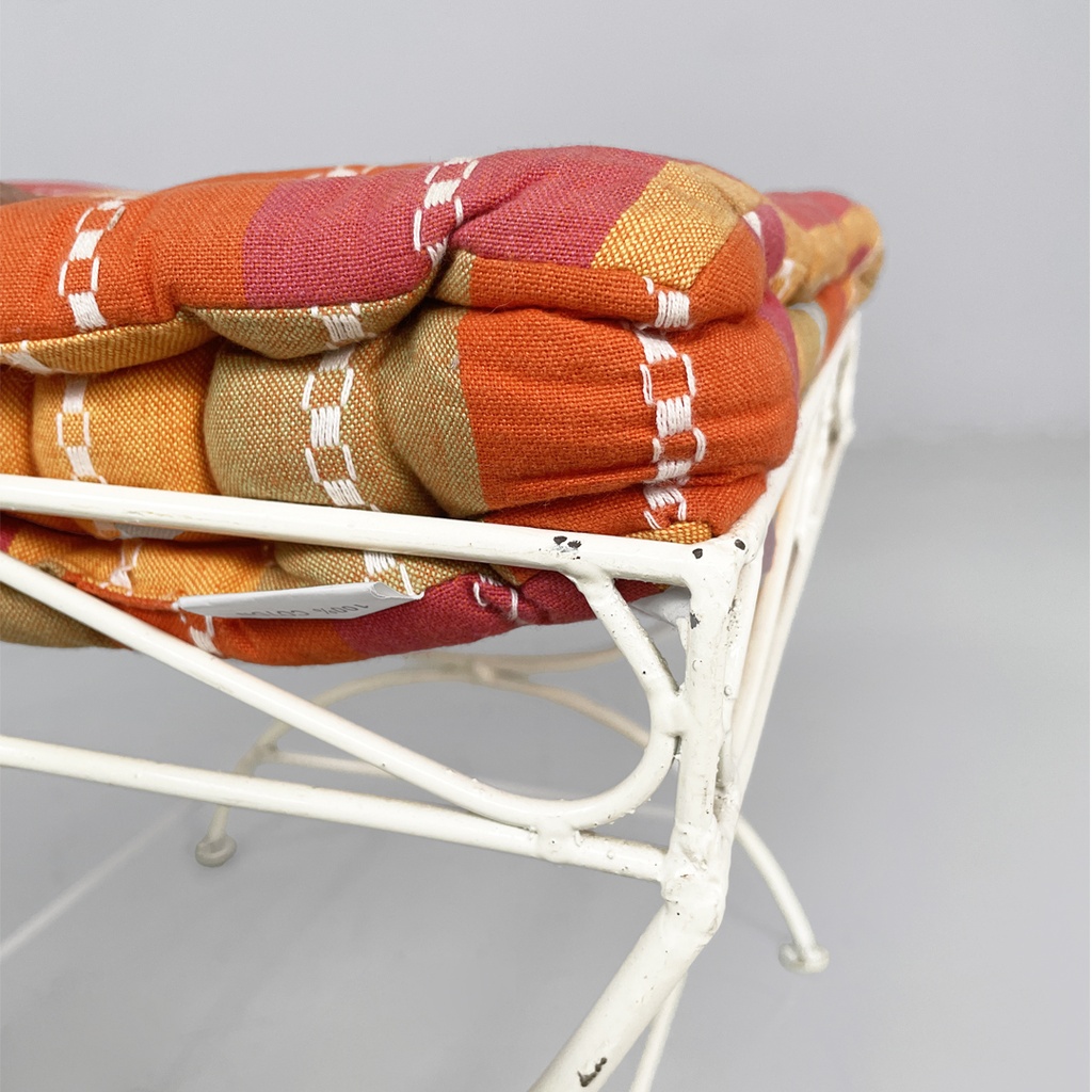 Sgabelli in ferro bianco, 1960 ca.