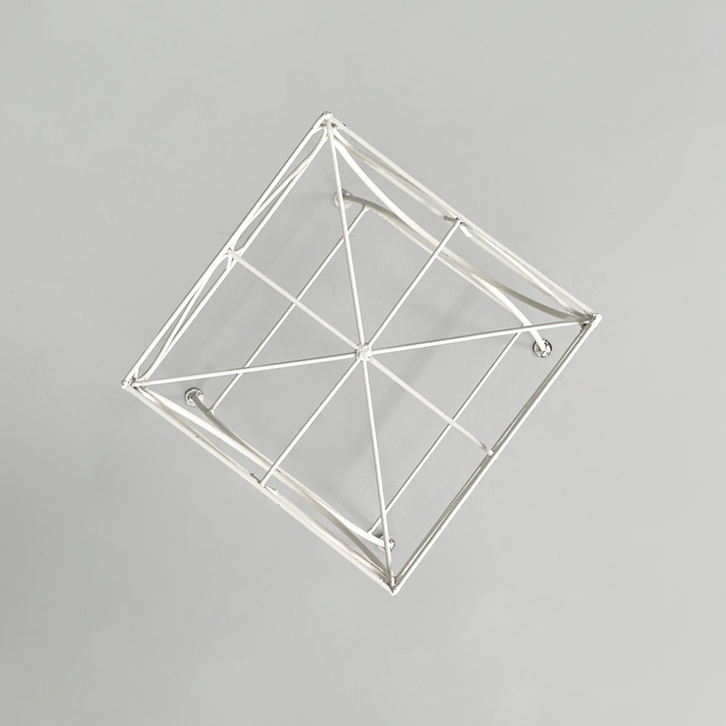 Sgabelli in ferro bianco, 1960 ca.