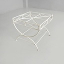 Sgabelli in ferro bianco, 1960 ca.