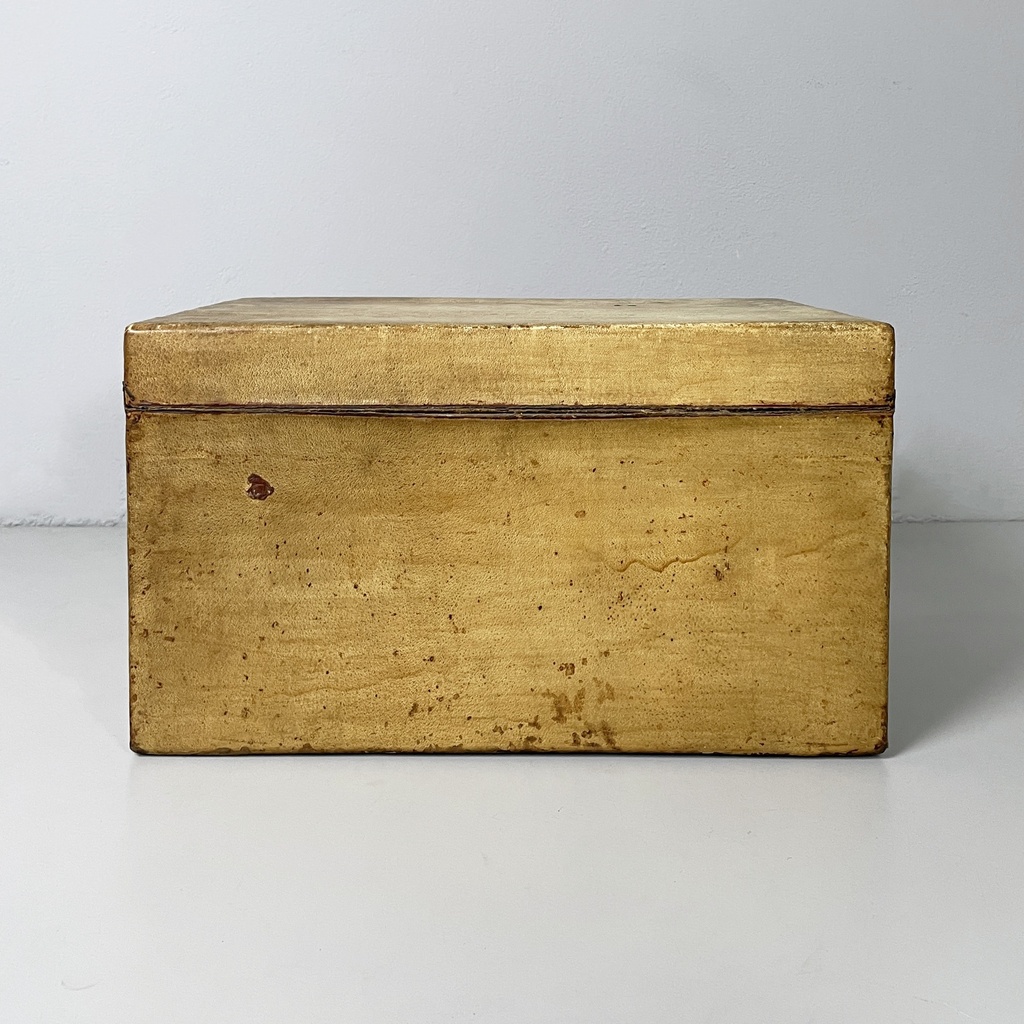 Scatola in legno e carta, 1950 ca.