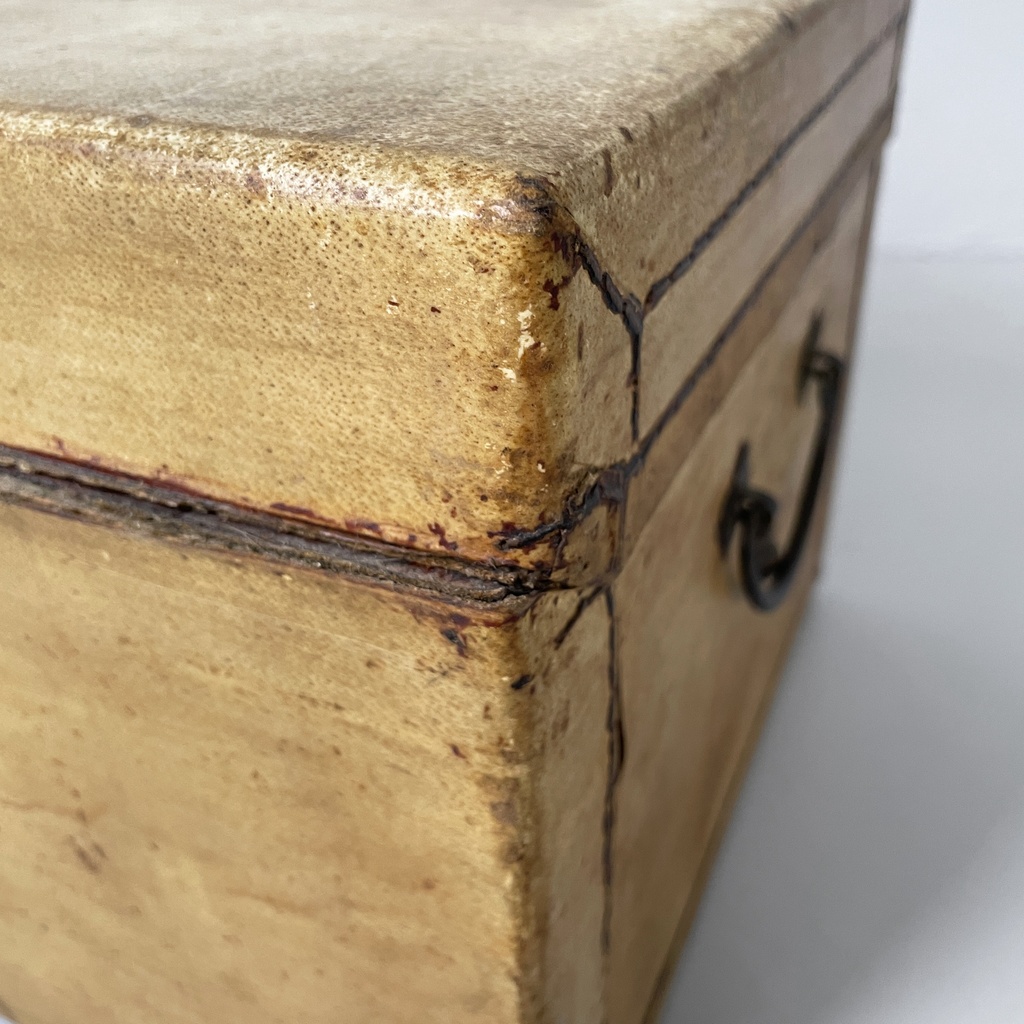 Scatola in legno e carta, 1950 ca.