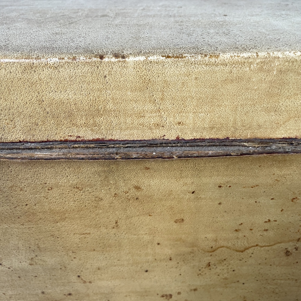 Scatola in legno e carta, 1950 ca.