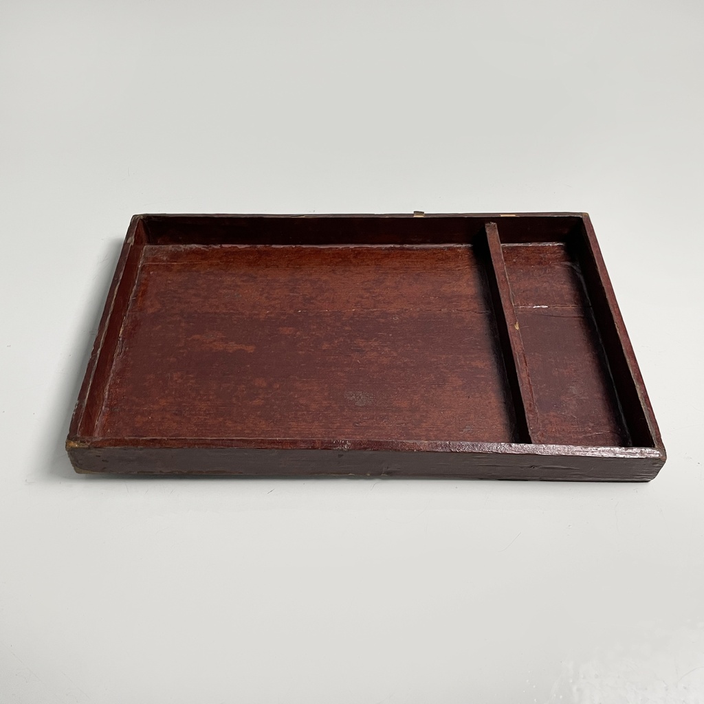 Scatola in legno e carta, 1950 ca.