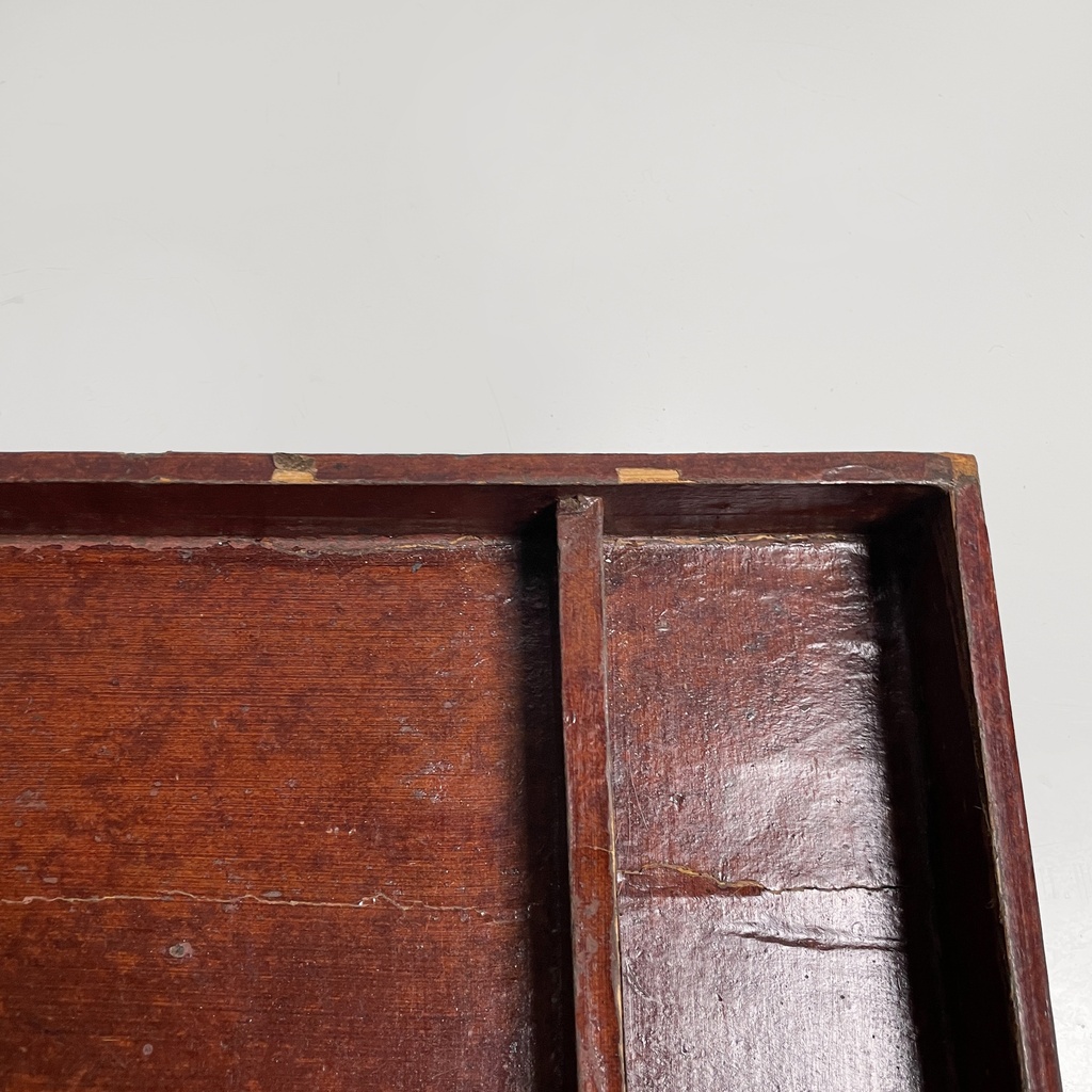 Scatola in legno e carta, 1950 ca.