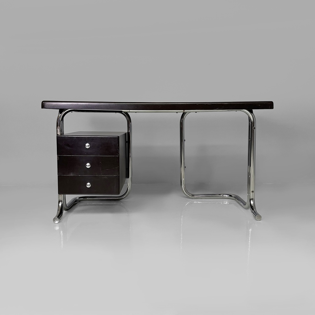 Scrivania in metallo e plastica di 2 INN, 1970 ca.