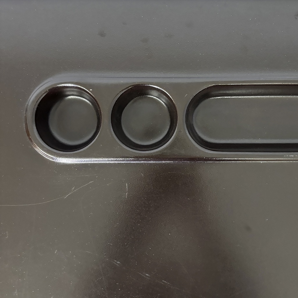 Scrivania in metallo e plastica di 2 INN, 1970 ca.