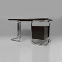 Scrivania in metallo e plastica di 2 INN, 1970 ca.