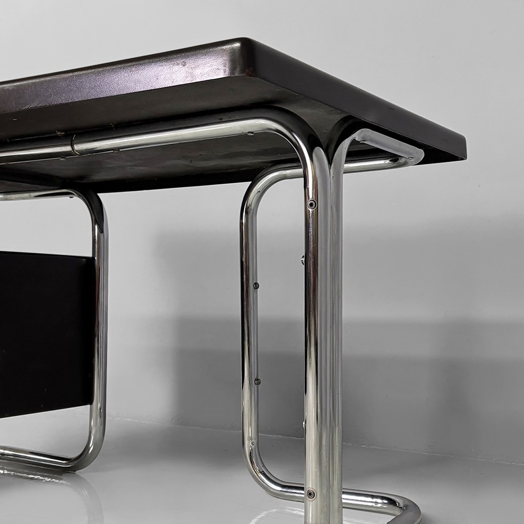 Scrivania in metallo e plastica di 2 INN, 1970 ca.