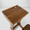 Banco di scuola in legno, 1930 ca.