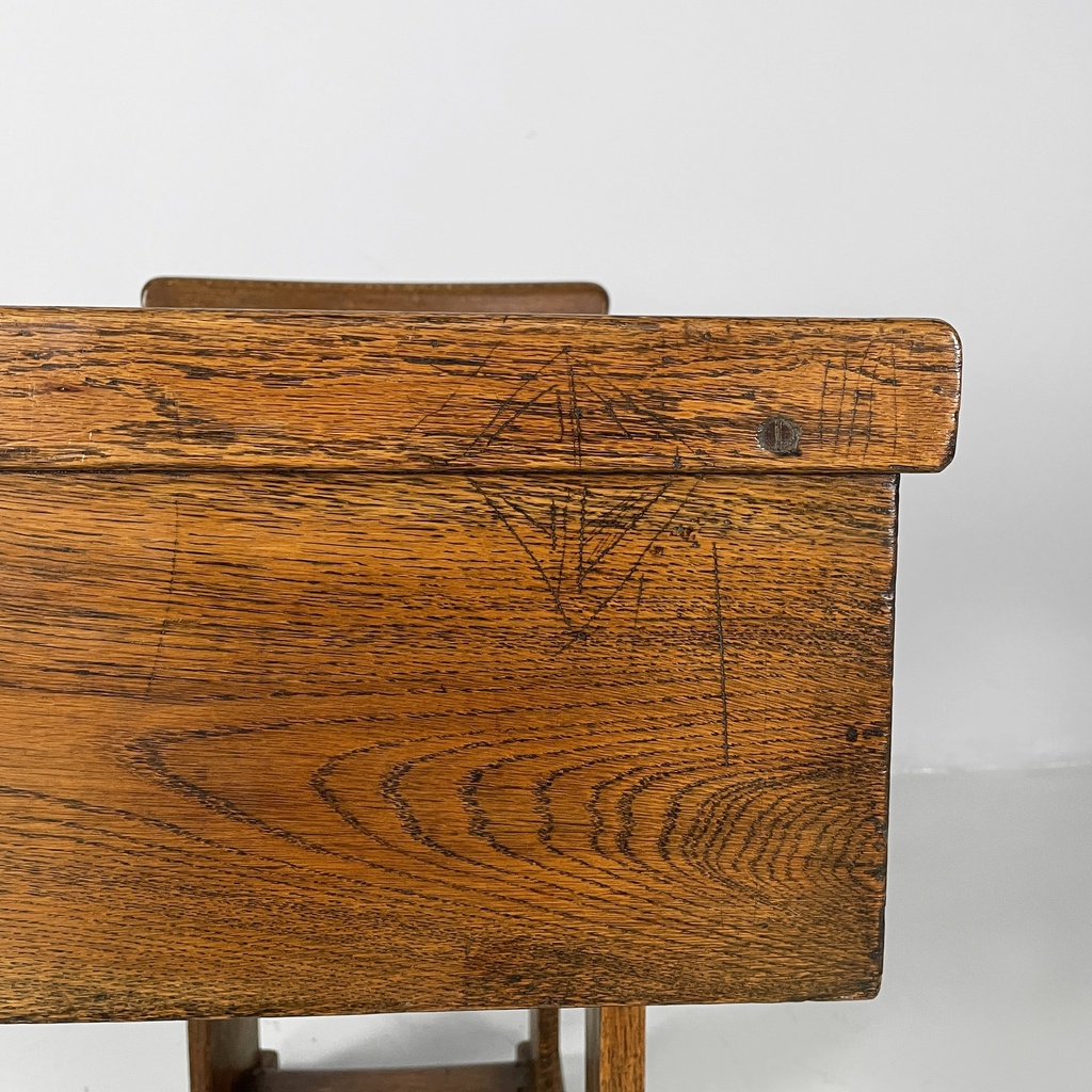 Banco di scuola in legno, 1930 ca.