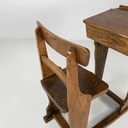 Banco di scuola in legno, 1930 ca.