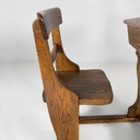 Banco di scuola in legno, 1930 ca.