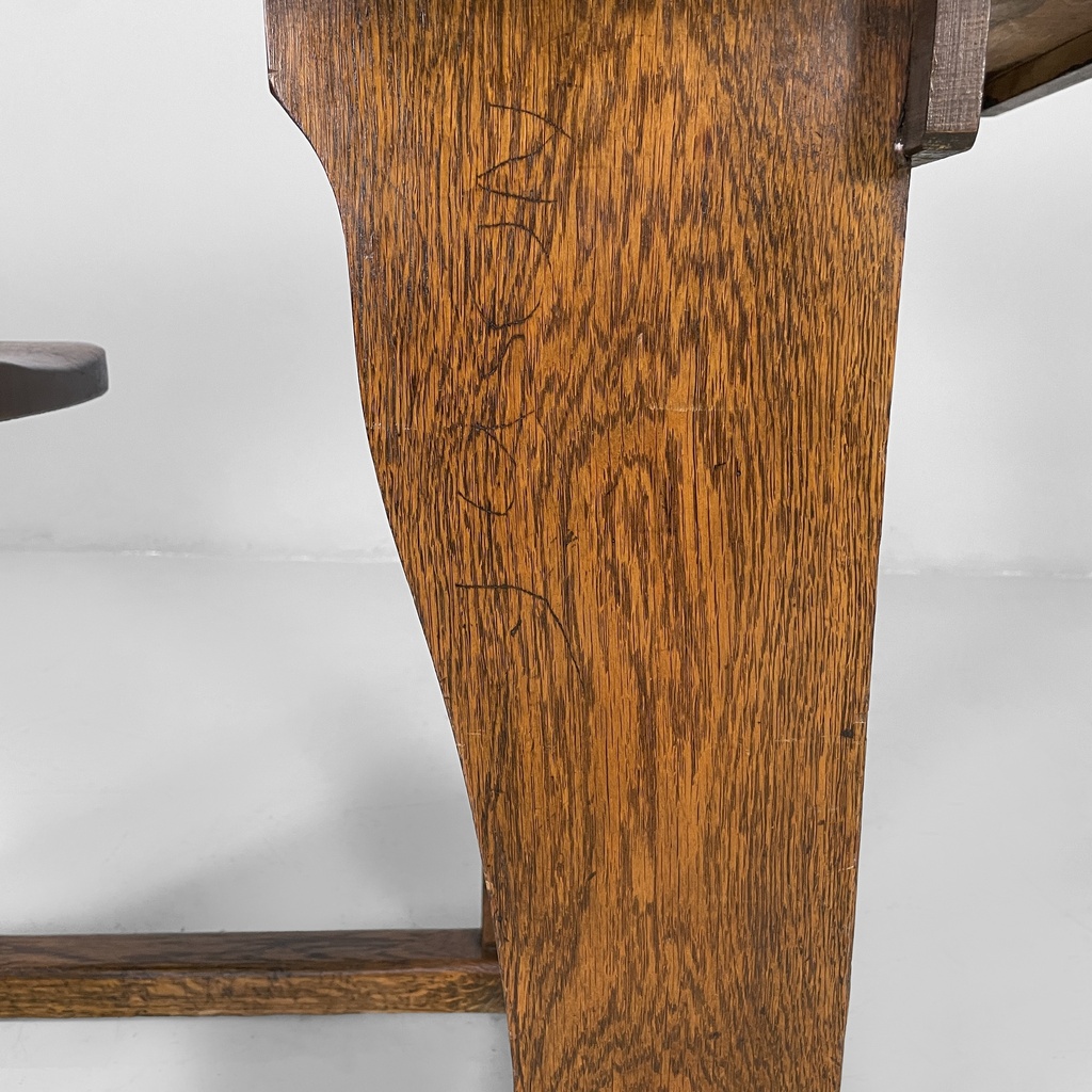 Banco di scuola in legno, 1930 ca.