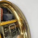 Specchio da parete in ottone, 1950 ca.