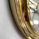 Specchio da parete in ottone, 1950 ca.