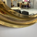 Specchio da parete in ottone, 1950 ca.